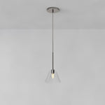 Load image into Gallery viewer, Conica Glass Cone Pendant Lamp – Modern Style Light for Any Room
