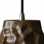 Load image into Gallery viewer, Hand-Hammered Brass Pendant Light for Dining Rooms