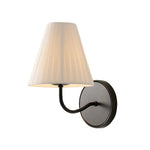 Load image into Gallery viewer, Fibura Sleek Metal Linen Shade Wall Light - Wall-Mounted Art