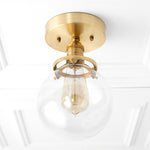 Load image into Gallery viewer, Glorica Glass Minimalist Globe Ceiling Fixture for Bedroom & Office