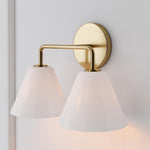 Load image into Gallery viewer, Conica Cone Wall Sconce - 1, 2, 3-Light Modern Glass Lighting