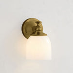 Load image into Gallery viewer, Kalvora Curved Arm Design Modern Wall Sconce for Bedroom & Living Room