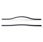 Load image into Gallery viewer, Curved Cabinet Handles – Minimalist Black Gold Cabinet Door Handle Set