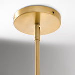 Afbeelding laden in galerijweergave, Lutal bronzen kroonluchter - modern ontwerp met monochromatische afwerking