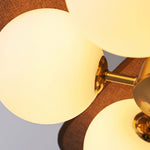 Afbeelding laden in galerijweergave, Orrise Serie Sculpturale Globe Cluster Hanglamp - Metaal en Glas Hanglamp