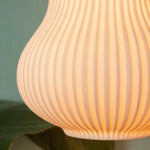 Load image into Gallery viewer, Ribbed ceramic shade detail