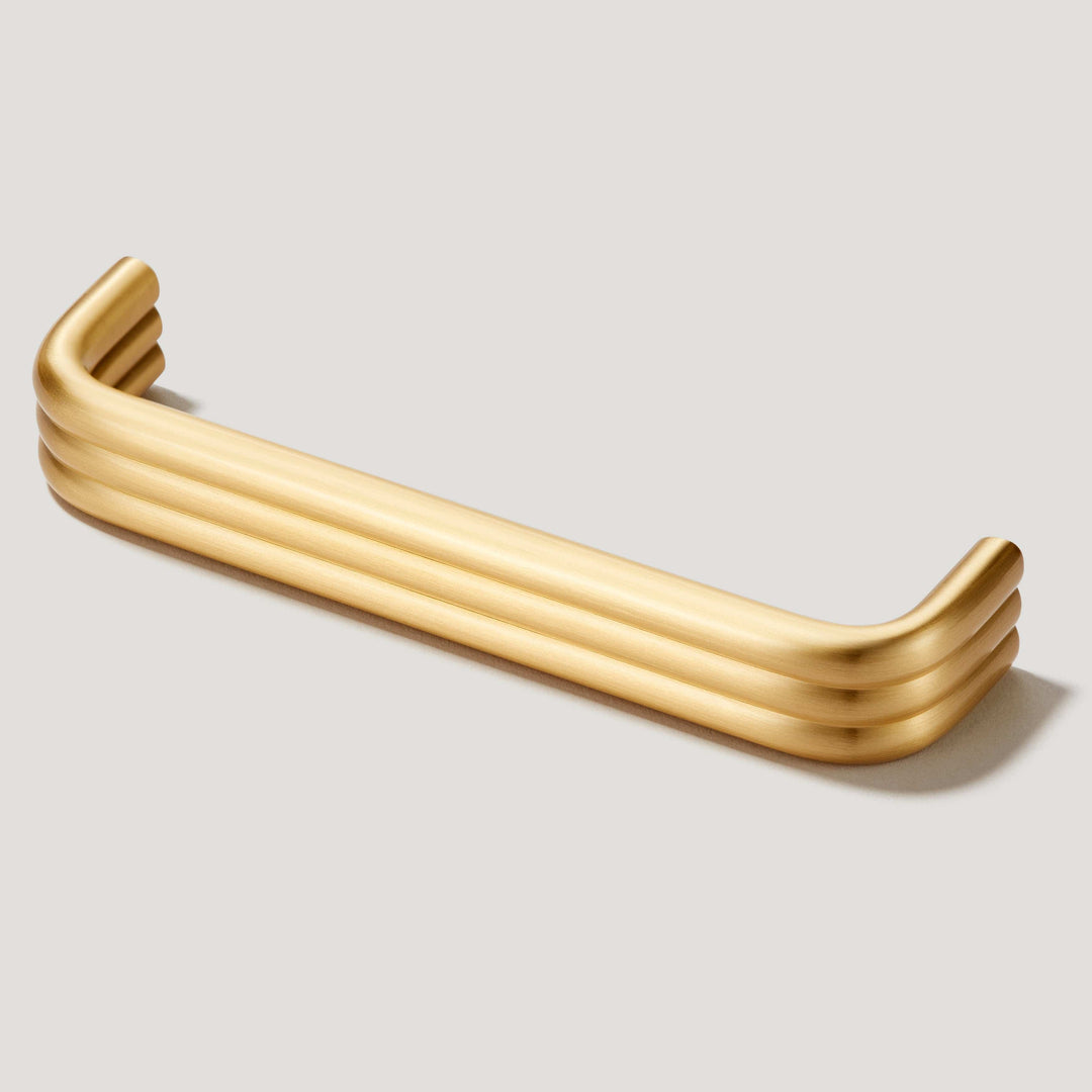 Sleek Tubular Brass Handles – Contemporary Cabinet Pulls