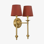 Afbeelding laden in galerijweergave, Arcuma Koperen Wandlamp – Elegante Wandkandelaar voor Traditionele en Overgangsinterieurs