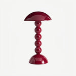 Cargar imagen en el visor de la galería, Lámpara de mesa LED Modo – Base apilada en forma de orbe con pantalla de hongo perfecta para sala de estar o dormitorio