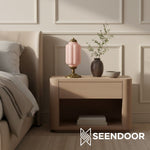 Load image into Gallery viewer, Retro Eloise Milk Glass Table Lamp for Bedroom Decor