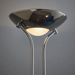 Load image into Gallery viewer, Linexis Art Deco Metal & Opal Glass Floor Lamp – Dual-Light Design for Modern Interiors
