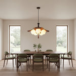 Afbeelding laden in galerijweergave, Orrise Serie Sculpturale Globe Cluster Hanglamp - Metaal en Glas Hanglamp