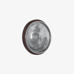 Cargar imagen en el visor de la Galería, walnut moon wall light product view