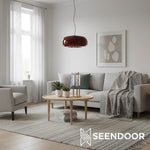 Afbeelding laden in galerijweergave, Clinco tweekleurige glas-in-lood hanglamp - minimalistische hanglamp voor woonruimtes
