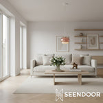 Afbeelding laden in galerijweergave, Clinco tweekleurige glas-in-lood hanglamp - minimalistische hanglamp voor woonruimtes