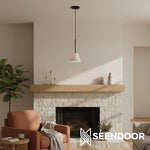 Afbeelding laden in galerijweergave, Breccan Moderne glazen kegel hanglamp