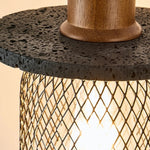 Cargar imagen en el visor de la Galería, detail woven metal shade crop