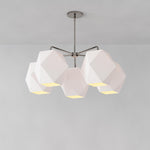 Load image into Gallery viewer, Talvior Sculptural 5-Light Chandelier - Faceted Design, Modern Finishes - Illuminate Spaces