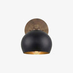 Bild in die Galerieansicht laden, Auruca Globe Wall Light Bellflower Inspired Shape - Minimalist Metal Glass Sconce for Living Room