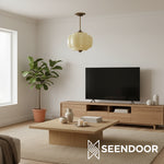 Load image into Gallery viewer, Eloise Vintage Glass Chandelier - Milk Glass Home Accent