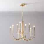 Load image into Gallery viewer, Borvia Swoop Arm Chandelier - Vintage-Inspired Modern Perfect for Home