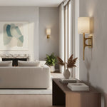 Afbeelding laden in galerijweergave, Orvane lineaire wandlamp moderne gesmede wandlamp voor woonkamer