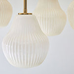 Load image into Gallery viewer, Rivrona Contemporary 7-Light Chandelier - Modern Glass Lighting for Dining Rooms