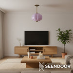 Load image into Gallery viewer, Eloise Vintage Glass Chandelier - Milk Glass Home Accent