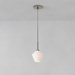 Load image into Gallery viewer, Merin Transparent Glass Sculpture Geometric Chandelier