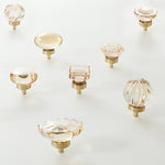 Load image into Gallery viewer, Modern Mushroom Cabinet Knob – Clear Glass Diamond Drawer Knobs