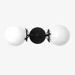 Load image into Gallery viewer, Lumio Globe Art Deco Vanity Light -  Opal Globe Bathroom Sconce