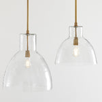 Load image into Gallery viewer, Glavira Recycled Glass Pendant – Modern Lighting for Dining Room