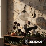 Load image into Gallery viewer, Glorica Spherical Contemporary Wall Light for Hallway & Entryway