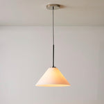 Load image into Gallery viewer, Conica Glass Cone Pendant Lamp – Modern Style Light for Any Room