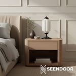 Load image into Gallery viewer, Retro Eloise Milk Glass Table Lamp for Bedroom Decor