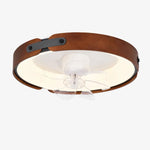 Cargar imagen en el visor de la Galería, Walnut Full Spectrum Flush Mount Ceiling Light