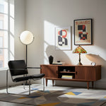 Afbeelding laden in galerijweergave, TF Sorenia Elegante Glas-in-Lood Lamp - Handgemaakte Tiffany Tafellamp voor Interieurs thuis