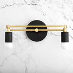 Load image into Gallery viewer, Mobilux Line Modern Vanity Light - Bathroom Wall Fixture in Art Deco Style