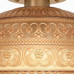 Load image into Gallery viewer, Ixionis Stained Engraved Pattern Glass Flush Mount Ceiling Light
