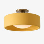 Load image into Gallery viewer, Cerova Modern Porcelain Flush Mount Ceiling Light– Elegant Ivory Shade