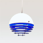 Load image into Gallery viewer, Sunset Bauhaus Disc Hanging Lamp – Warm Sunset Glow Pendant for Living Room and Lounge S1
