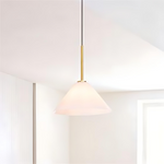 Load image into Gallery viewer, Conica Glass Cone Pendant Lamp – Modern Style Light for Any Room