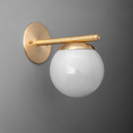 Load image into Gallery viewer, Glorica Glass Wall Sconce - Frosted Globe Light