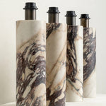 Afbeelding laden in galerijweergave, Cavilon Tafellamp met Waaier-vormige Linnen Kap - Steenafwerkingen Geschikt voor Woonkamers