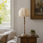 Cargar imagen en el visor de la Galería, Pleated shade table lamp by window