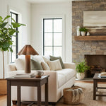 Afbeelding laden in galerijweergave, Weavara Moderne Accent Tafellamp – Stoffen Beklede Decoratieve Verlichting voor Woonruimte of Kantoor