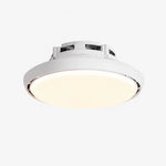 Cargar imagen en el visor de la Galería, White vented ceiling fan light