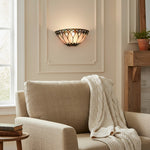 Cargar imagen en el visor de la galería, Lámpara de Pared Elegante TF Brooklyn - Aplique de Pared de Vidrio Art Deco para Sala de Estar o Pasillo