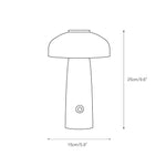 Carica l'immagine nella visualizzazione Galleria, Lampada da tavolo Leon Mushroom (batteria integrata)