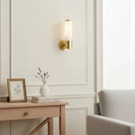 Load image into Gallery viewer, Nexorae Modern Alabaster Wall Lamp Sculptural Vertical Design For Living Room Bedroom Hallway